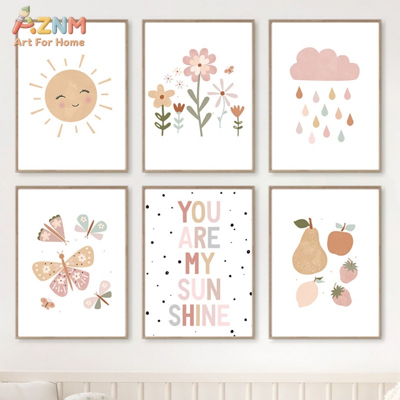 Baby Nursery You Are My Sunshine - AZNM Je bent mijn zonneschijn Schattige
