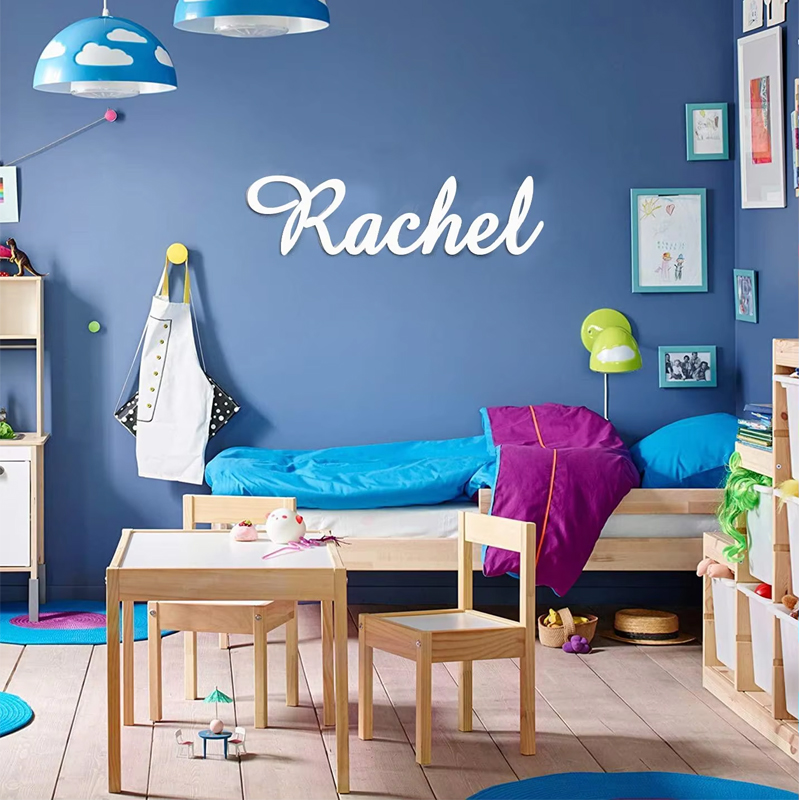 Baby Nursery Name Letters - Aangepast naambord Houten naambord voor kinderkamer