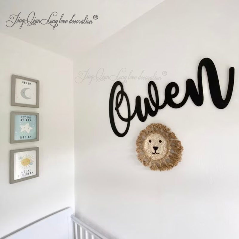Baby Nursery Name Letters - Aangepaste decoratieve houten bord - kinderkamer