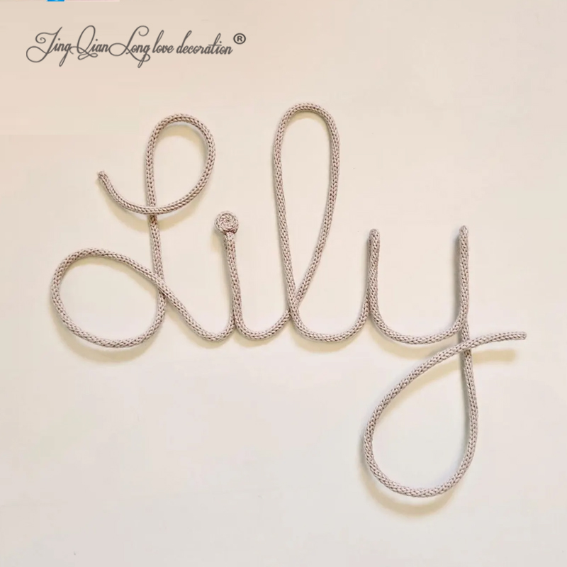 Baby Nursery Name Letters - Op maat gemaakte kinderkamerdecoratie, grote gebreide