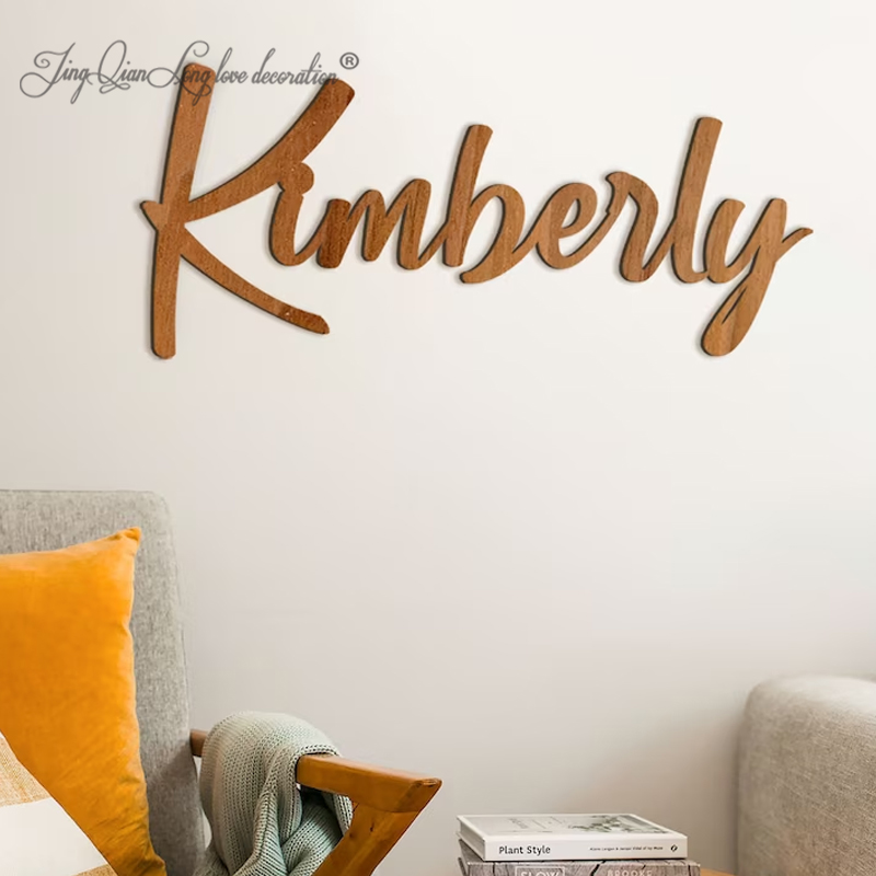 Baby Nursery Name Letters - Houten naamplaatje op maat, gepersonaliseerde houten
