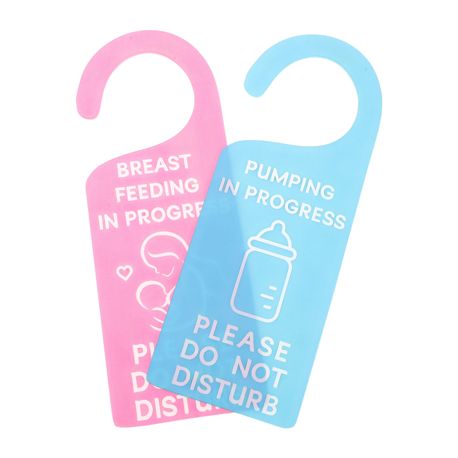 Baby Nursery Nurse - 2 stuks borstvoeding privacy deurhanger 'Pompen