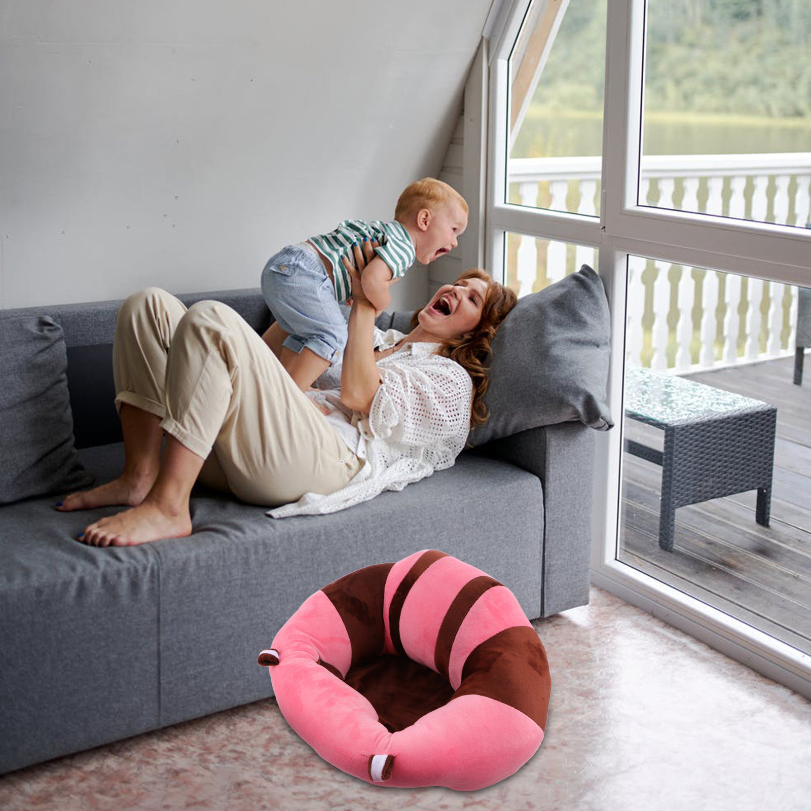 Babyzitkussen, zitkussen voor  - Baby Nursery Chair recensie en prijs