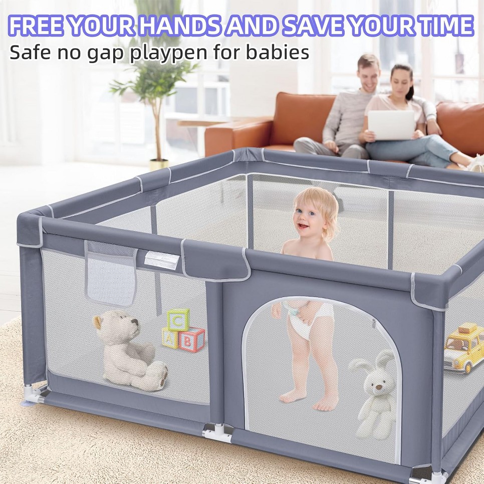Babybox, extra grote speelomge - Baby Gate Extra Wide recensie en prijs