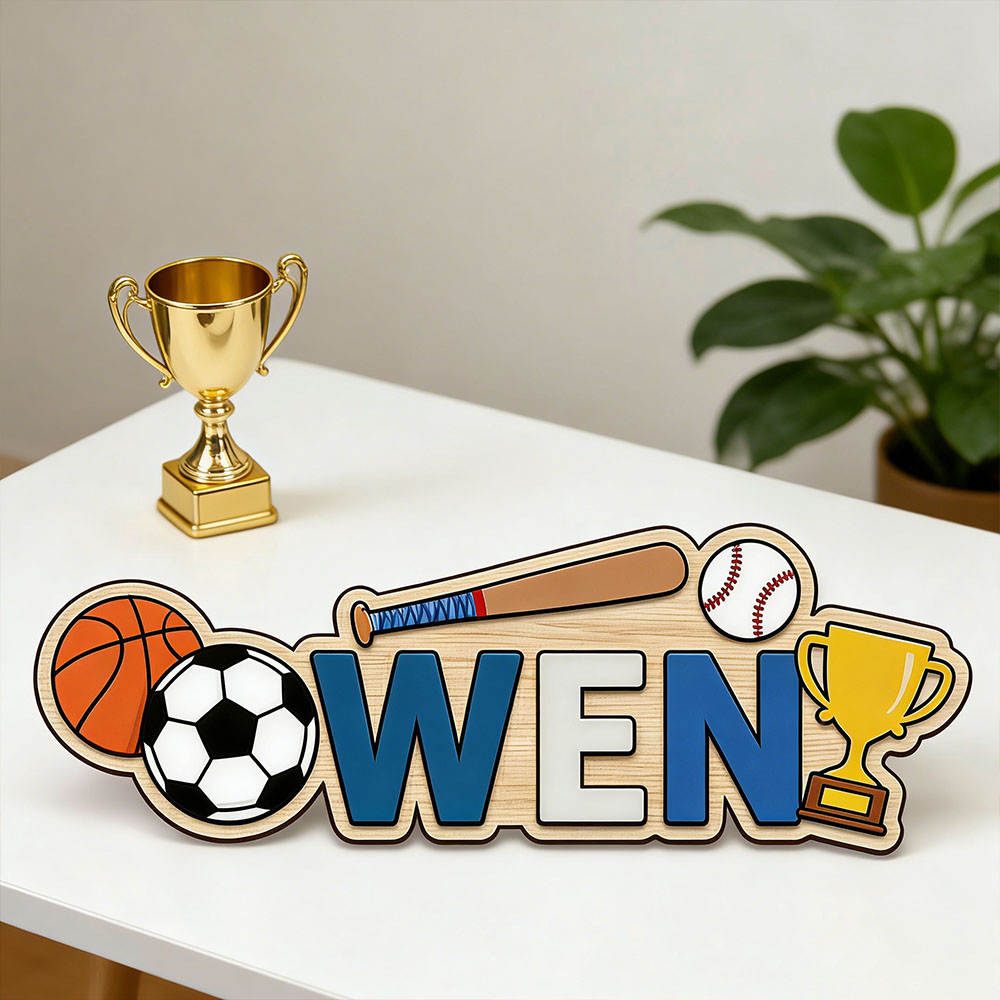 Sportbal trofee thema geperson - Baby Nursery Themes Boy recensie en prijs
