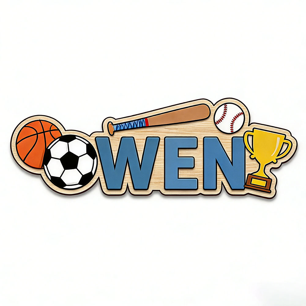 Sportbal trofee thema geperson - Baby Nursery Themes Boy recensie en prijs