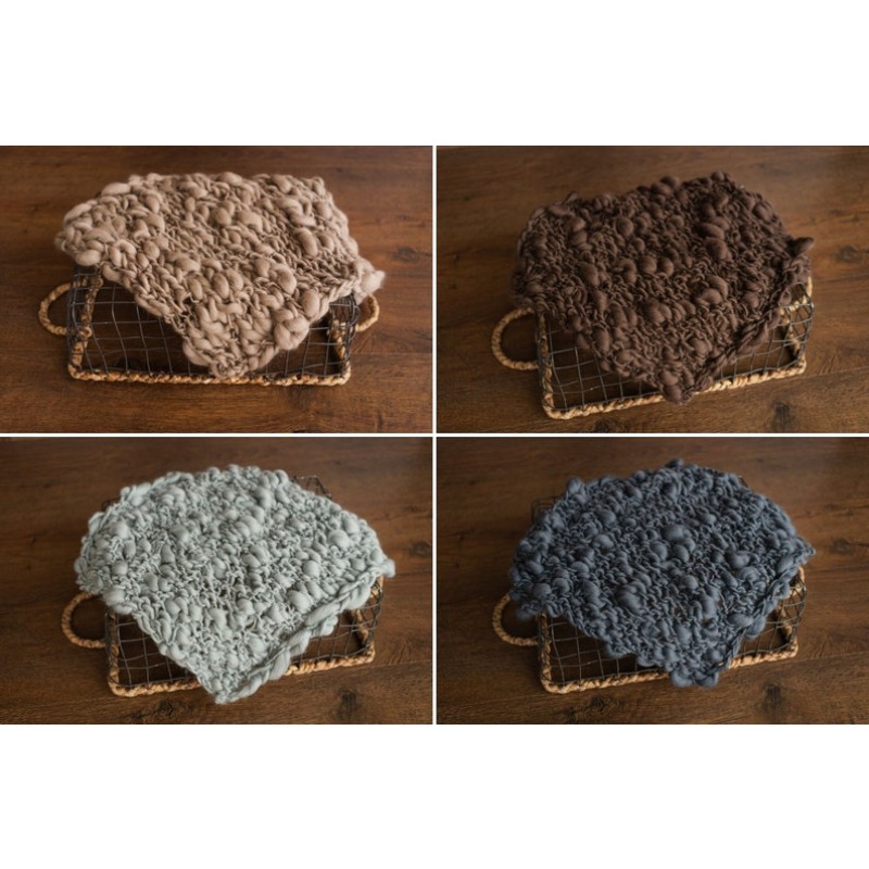 Grof gebreide merino babydeken - Baby Nursery Ideas recensie en prijs