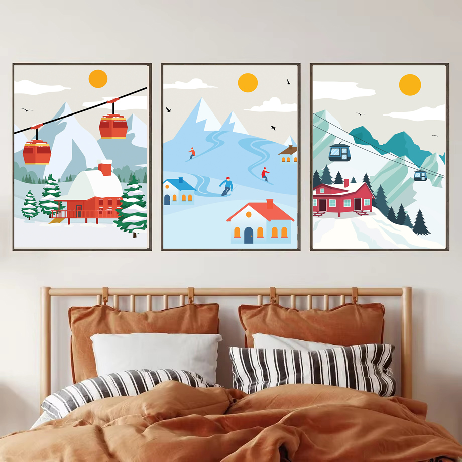Minimalistische Snow Mountain  - Baby Nursery Themes Boy recensie en prijs