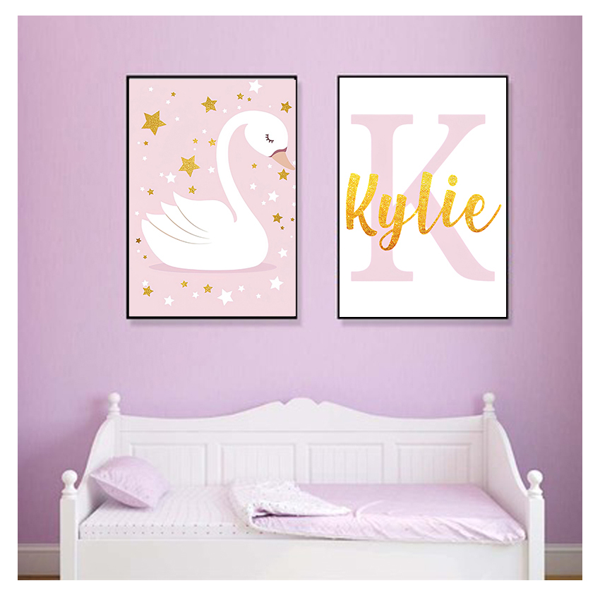 Wall Art Print Aangepaste naam - Baby Nursery Name Wall Art recensie en prijs