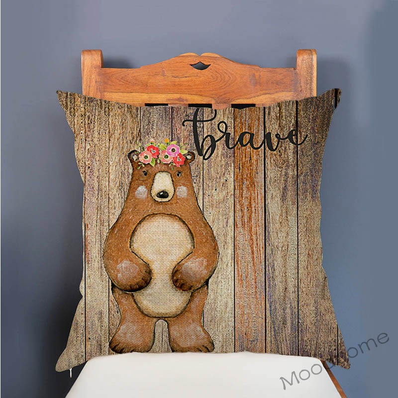 Schattige bosdieren houtstruct - Baby Nursery Chair recensie en prijs