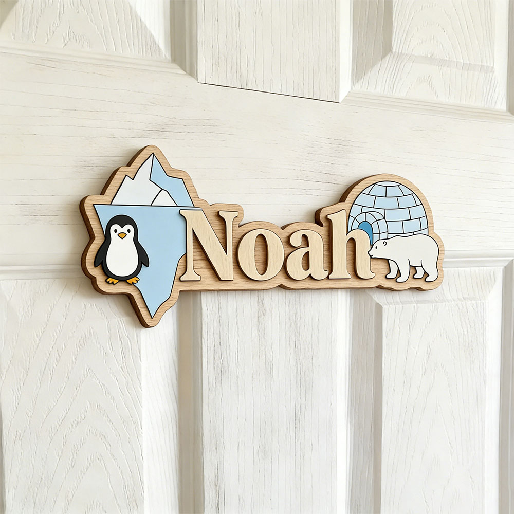 Arctic Penguin & Polar Bear Cu - Baby Nursery Room recensie en prijs