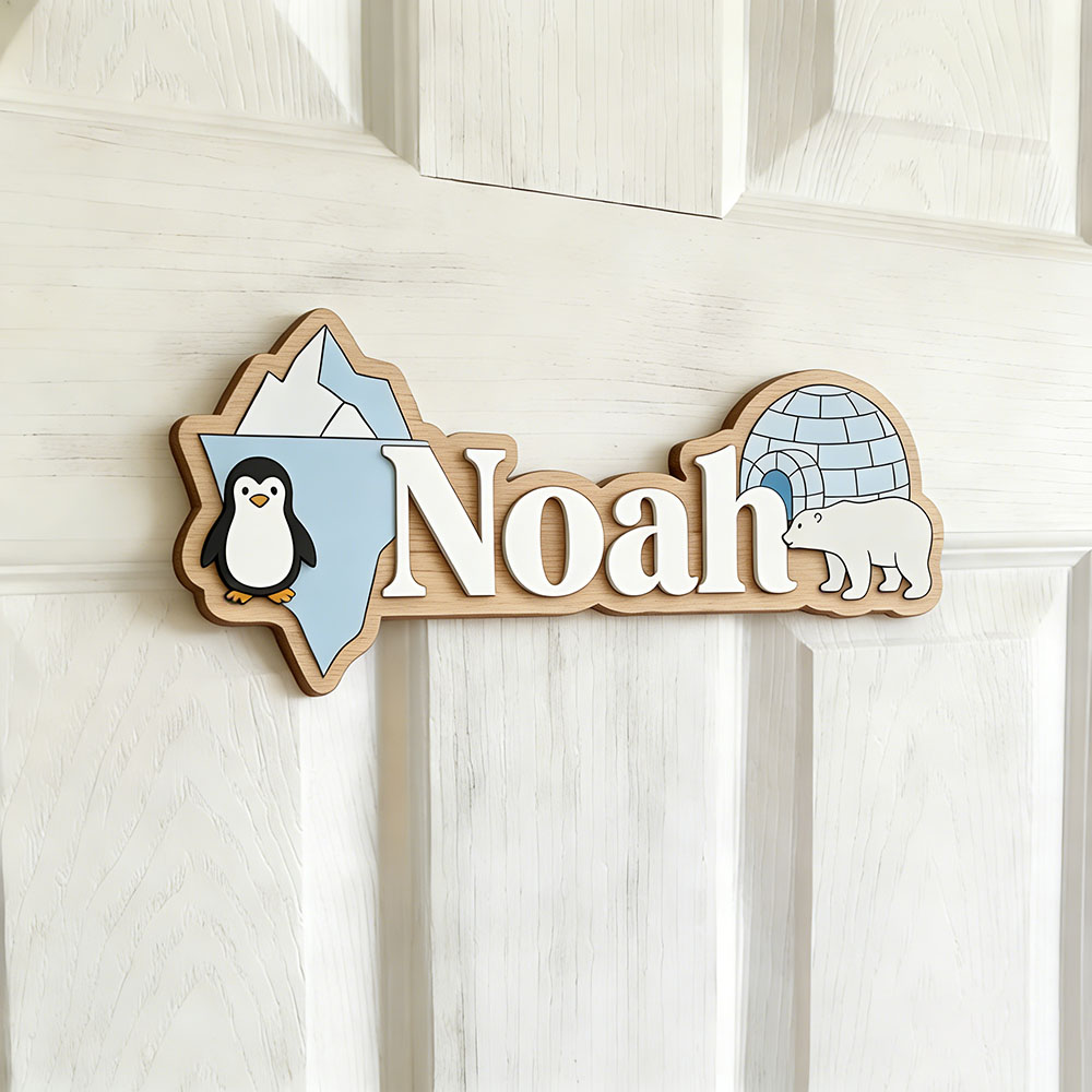 Arctic Penguin & Polar Bear Cu - Baby Nursery Room recensie en prijs