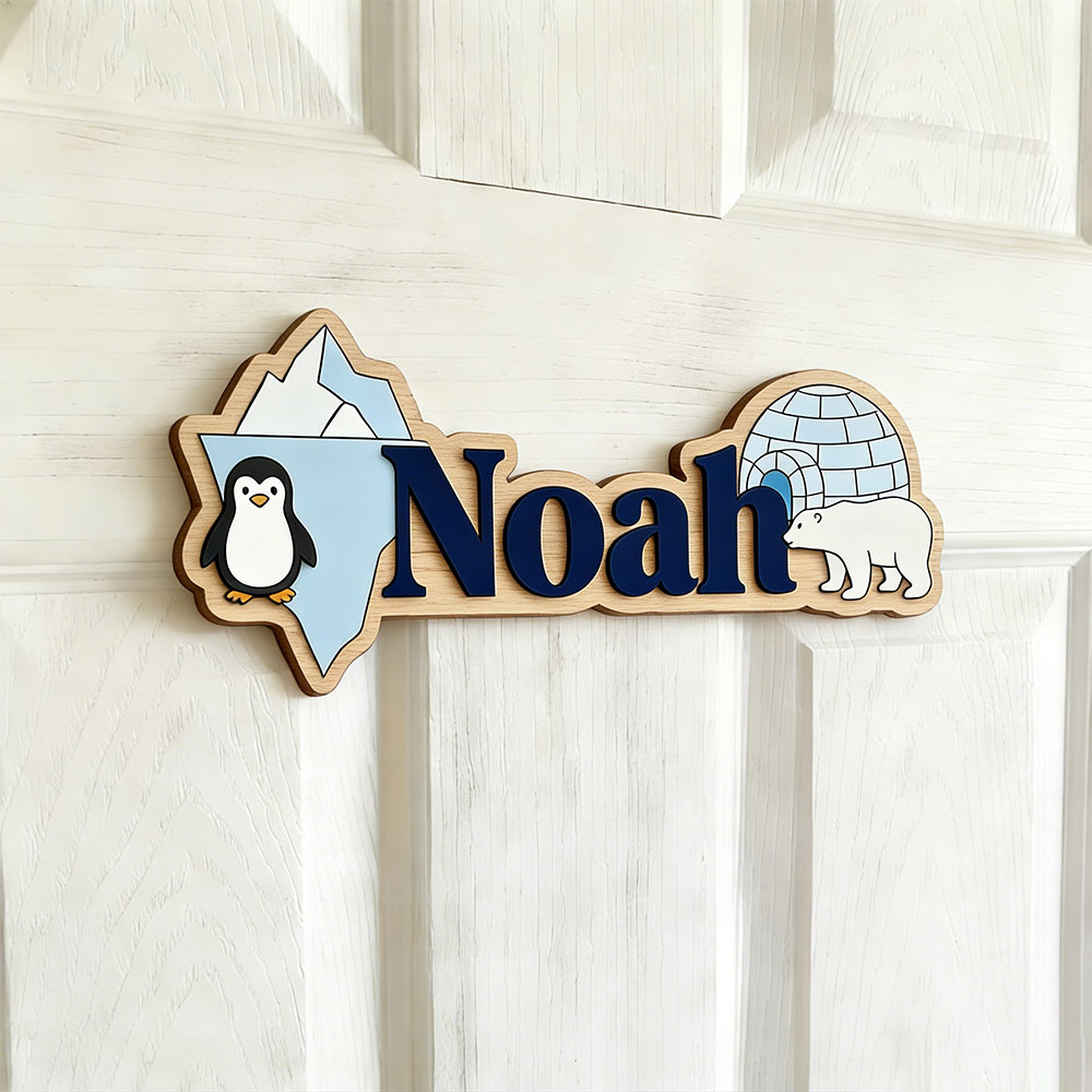 Arctic Penguin & Polar Bear Cu - Baby Nursery Room recensie en prijs