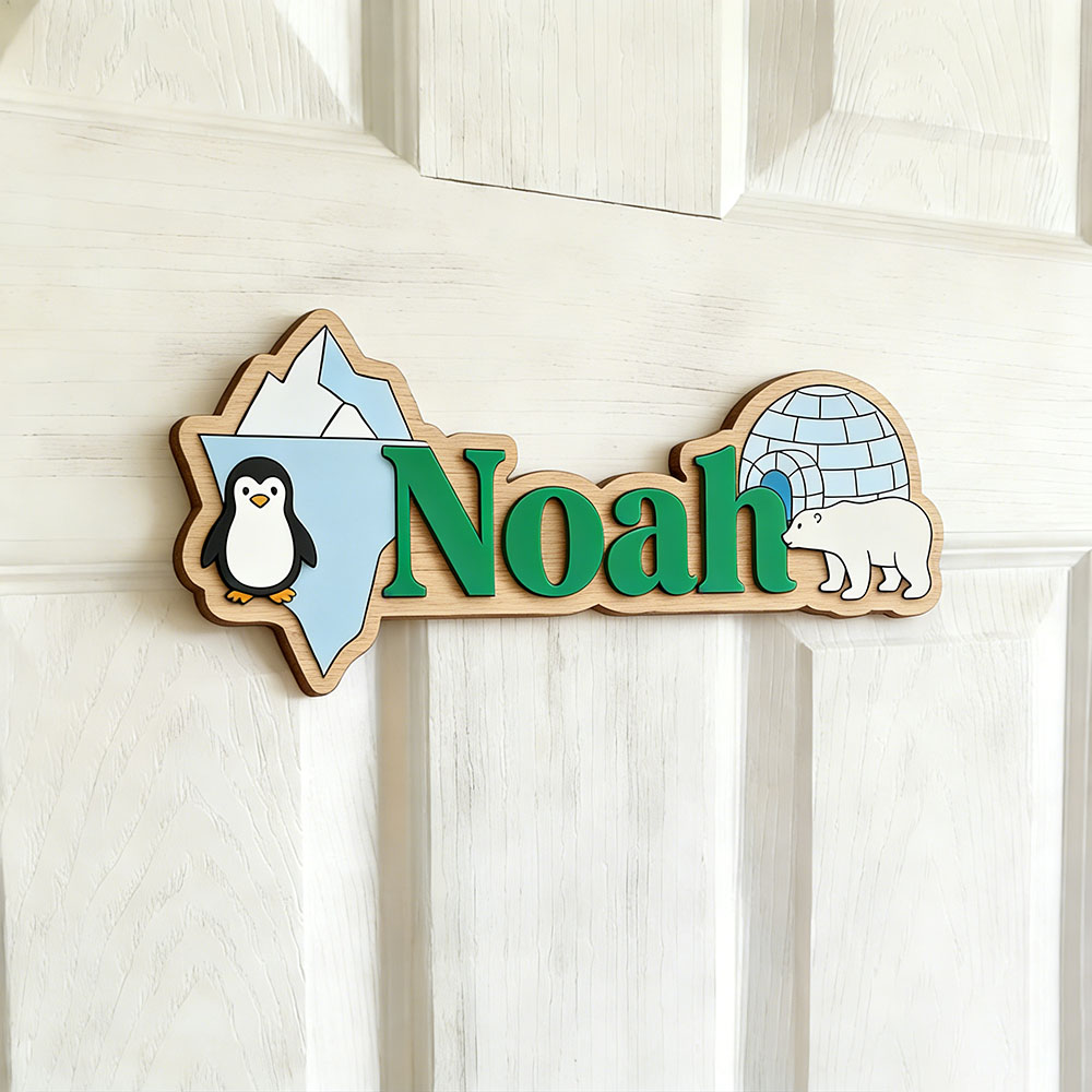 Arctic Penguin & Polar Bear Cu - Baby Nursery Room recensie en prijs