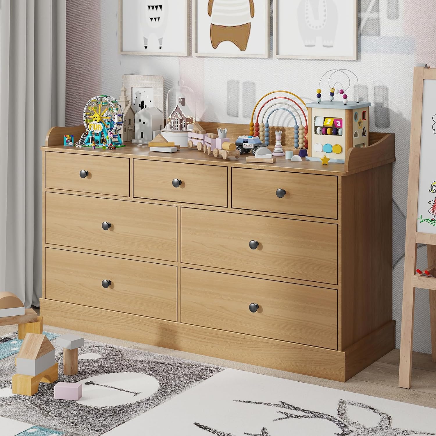 Kinderkast met 7 laden & grote - Baby Nursery Chest Of Drawers recensie en prijs