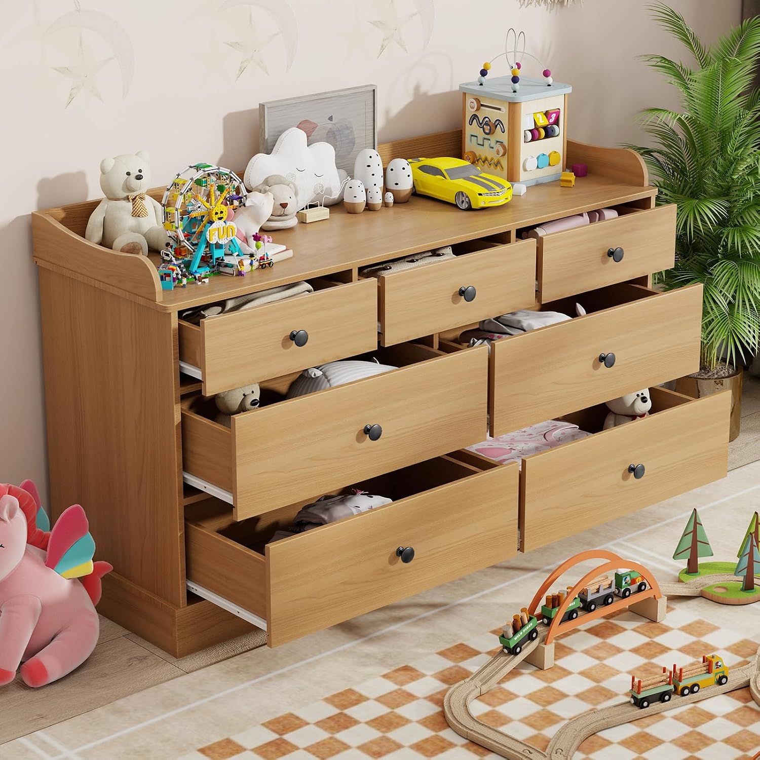 Kinderkast met 7 laden & grote - Baby Nursery Chest Of Drawers recensie en prijs