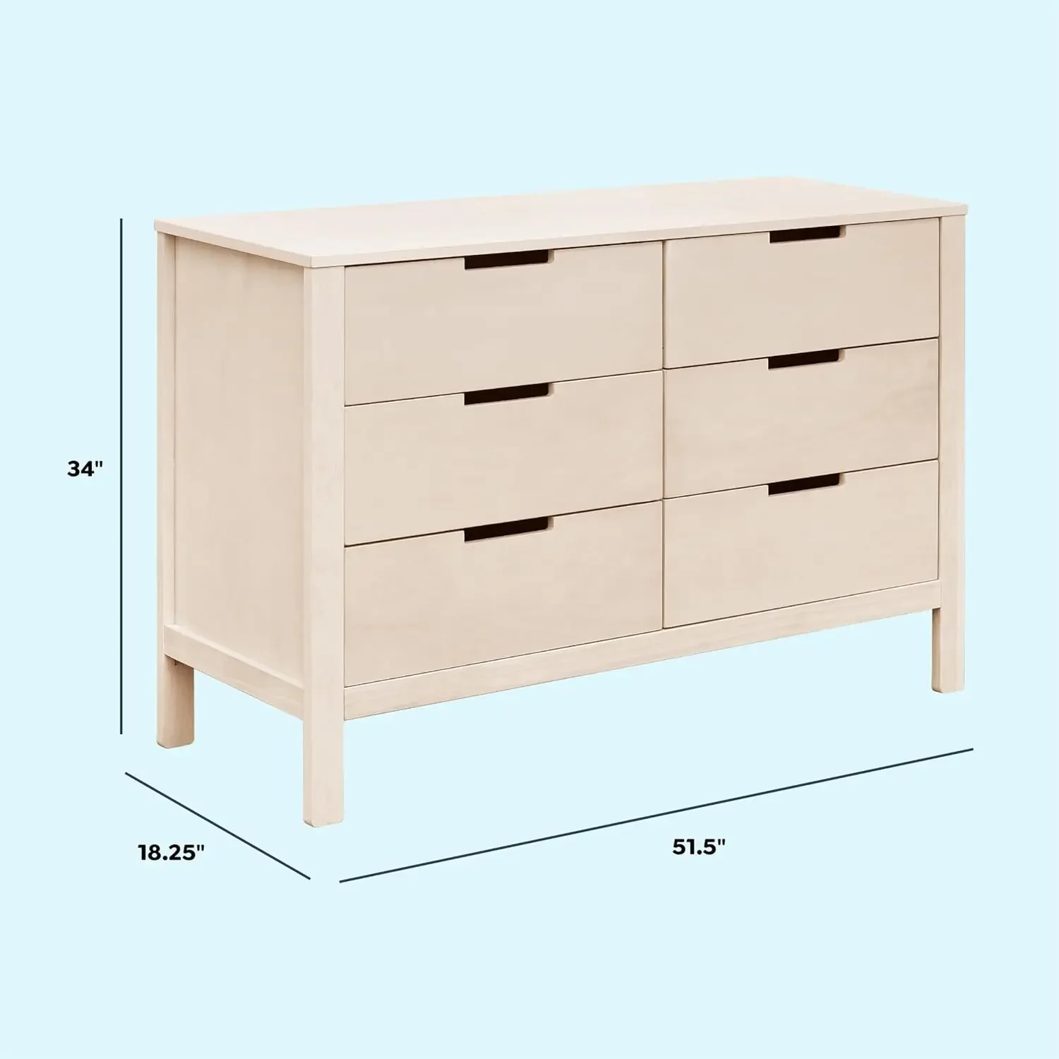 Dubbele ladekast voor kinderka - Baby Nursery Chest Of Drawers recensie en prijs