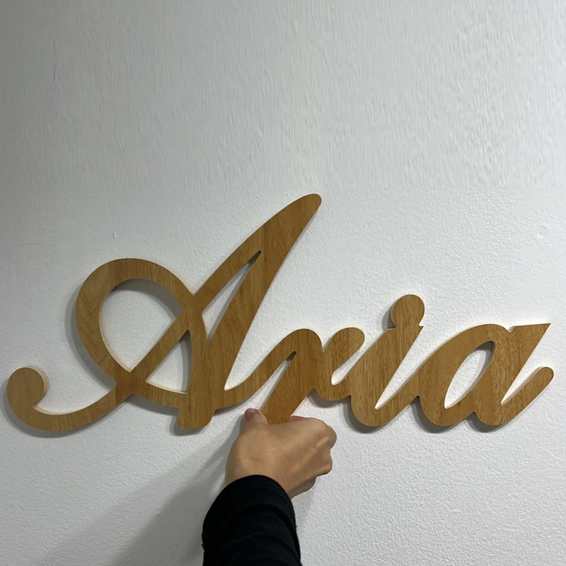 Aangepast naambord Houten naam - Baby Nursery Name Letters recensie en prijs