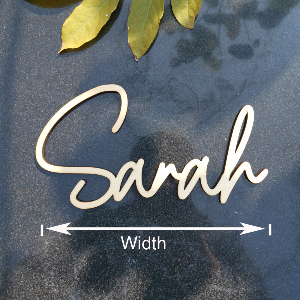 Gepersonaliseerde houten babyn - Baby Nursery Name Letters recensie en prijs