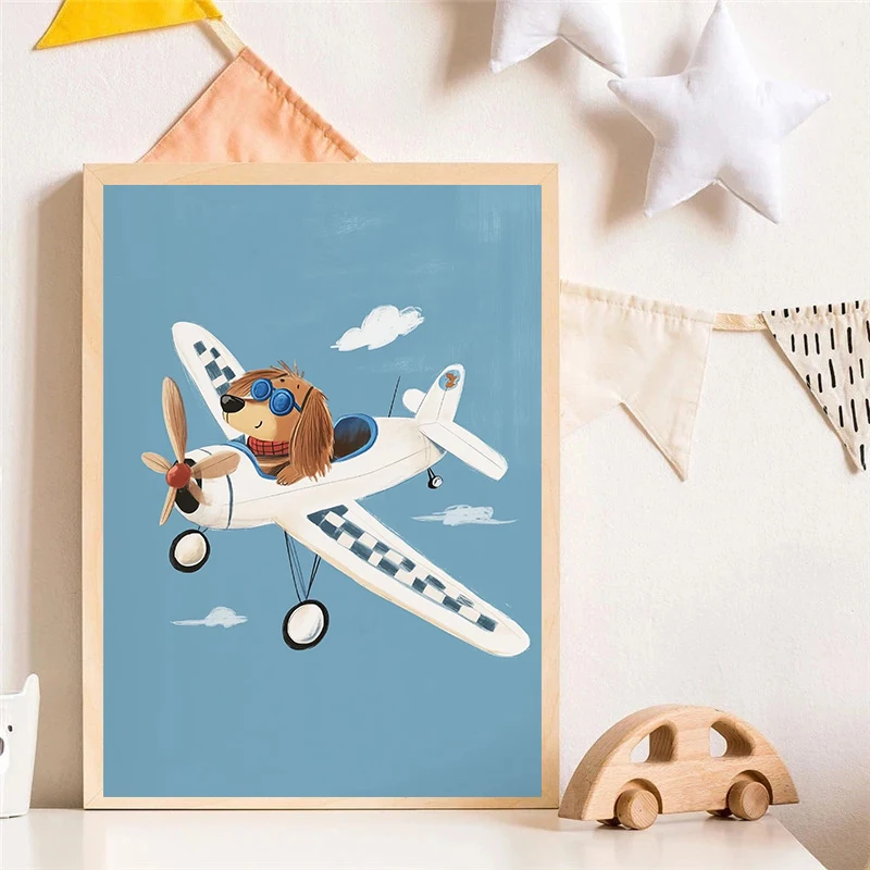 Hond Vliegtuig Leeuw in Auto D - Baby Nursery Room recensie en prijs