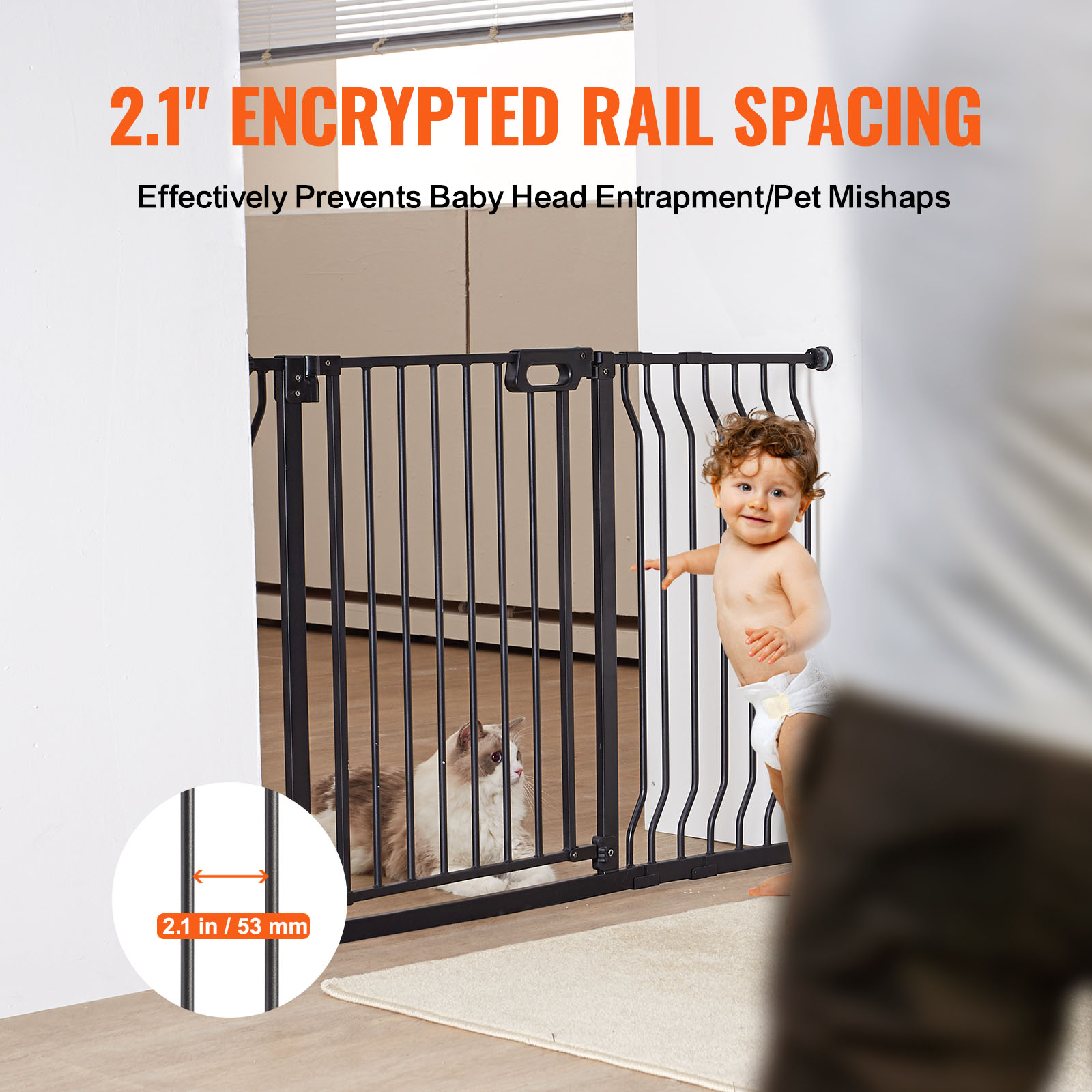 Babyhek, 75-118 cm extra breed - Baby Gate Extra Wide recensie en prijs