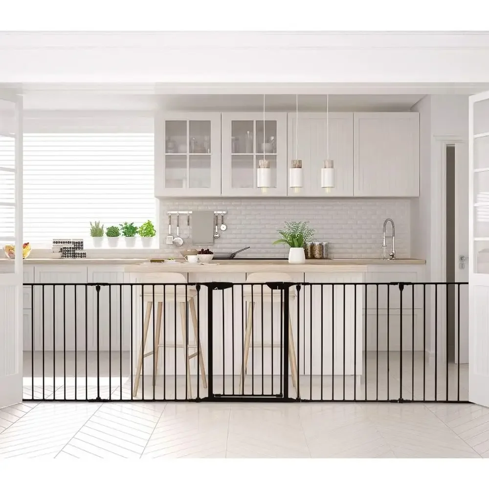 6-delige verstelbare extra bre - Baby Gate Extra Wide recensie en prijs