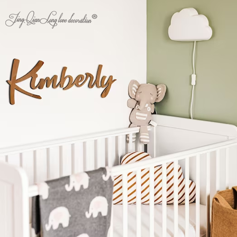 Houten naamplaatje op maat, ge - Baby Nursery Name Letters recensie en prijs