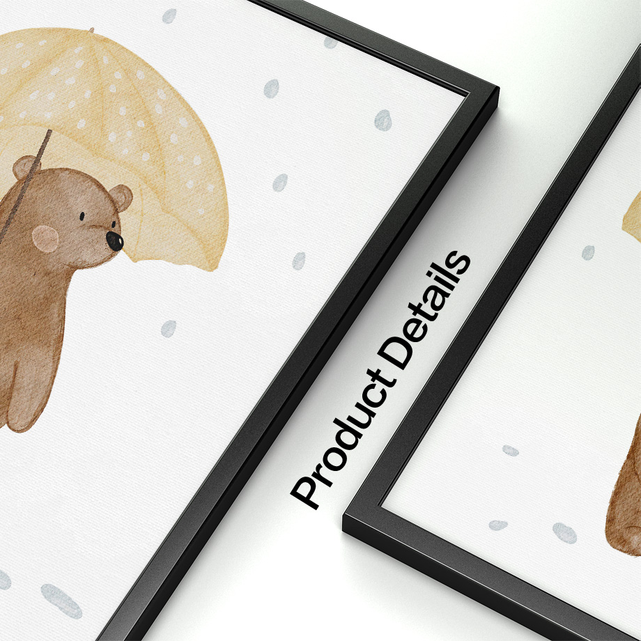 Boho Dieren Beer Konijn Egel A - Baby Nursery Animal Pictures recensie en prijs