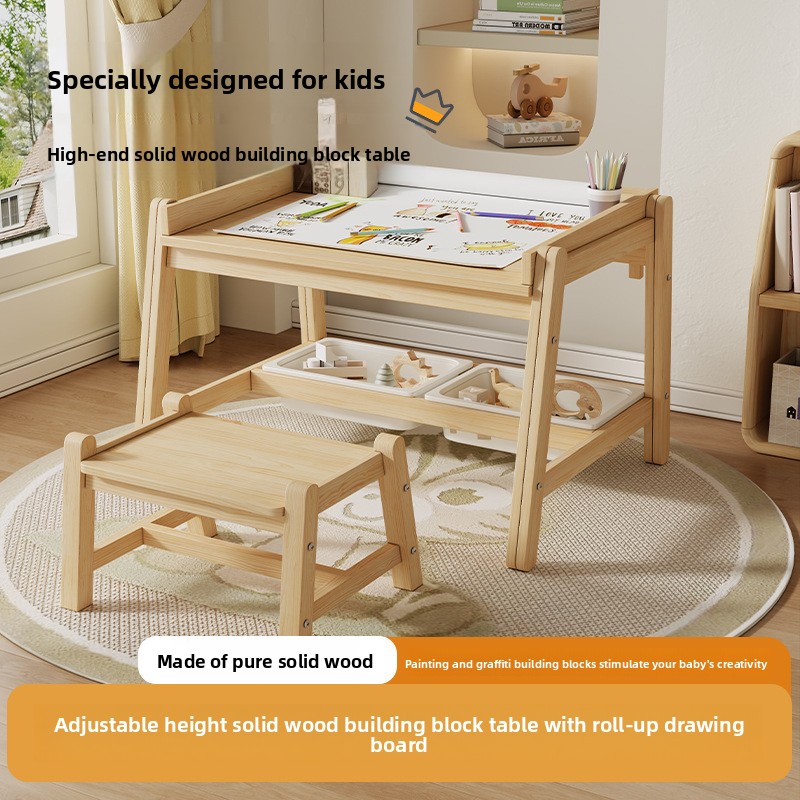 Massief houten tafels en stoel - Baby Nursery Chair recensie en prijs