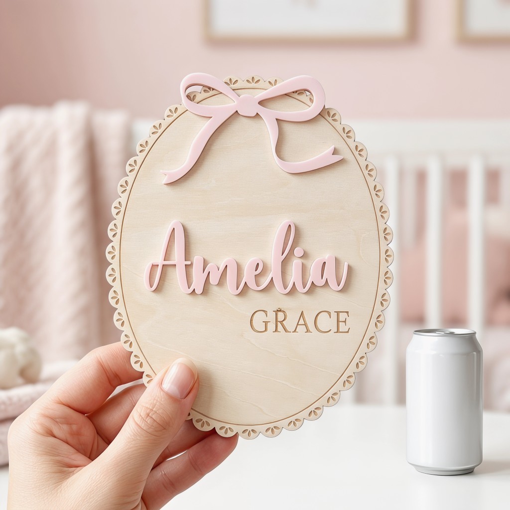 1Pc Custom Bow Lace Edge Baby  - Baby Nursery Room recensie en prijs