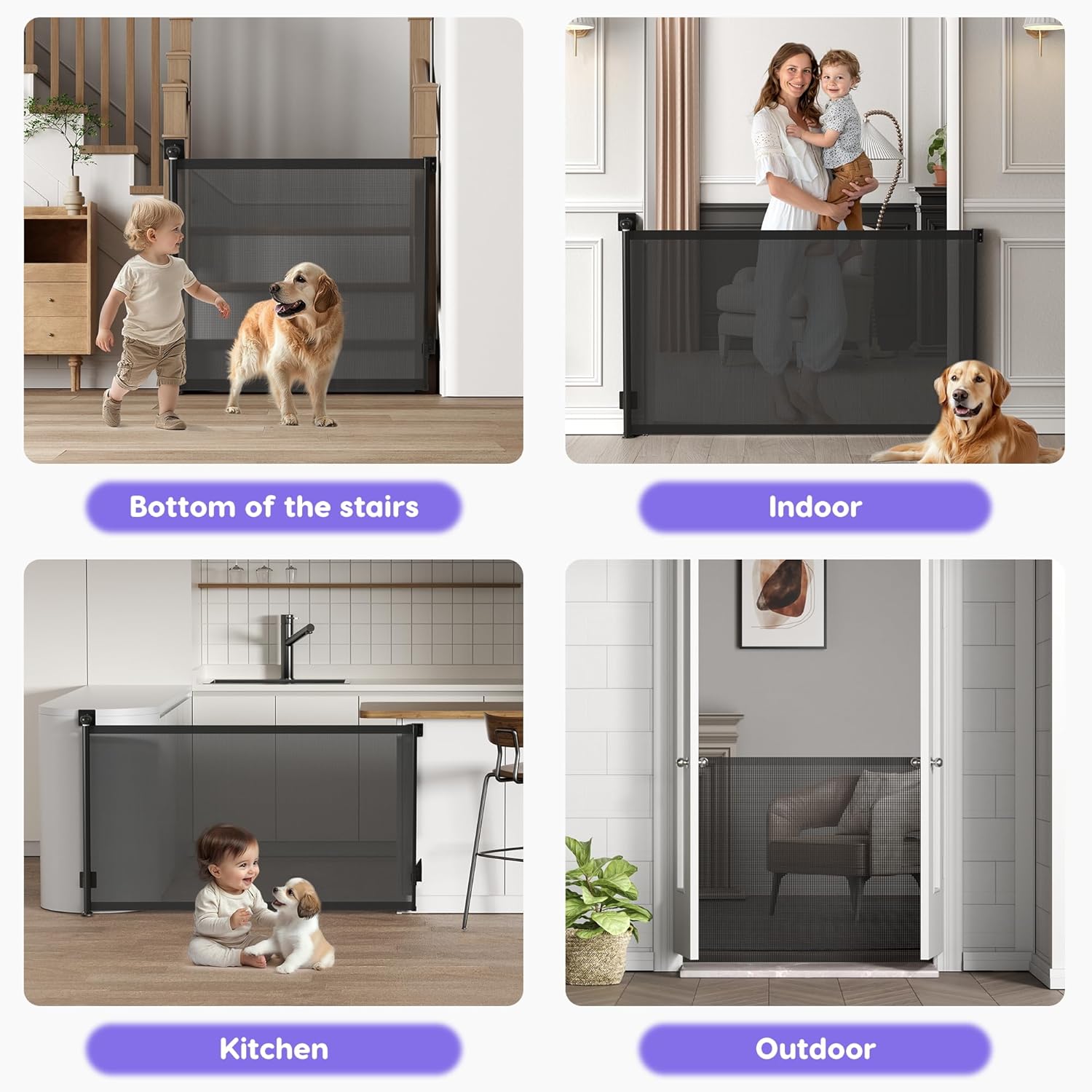 Intrekbare babypoorten, extra  - Baby Gate Extra Wide recensie en prijs
