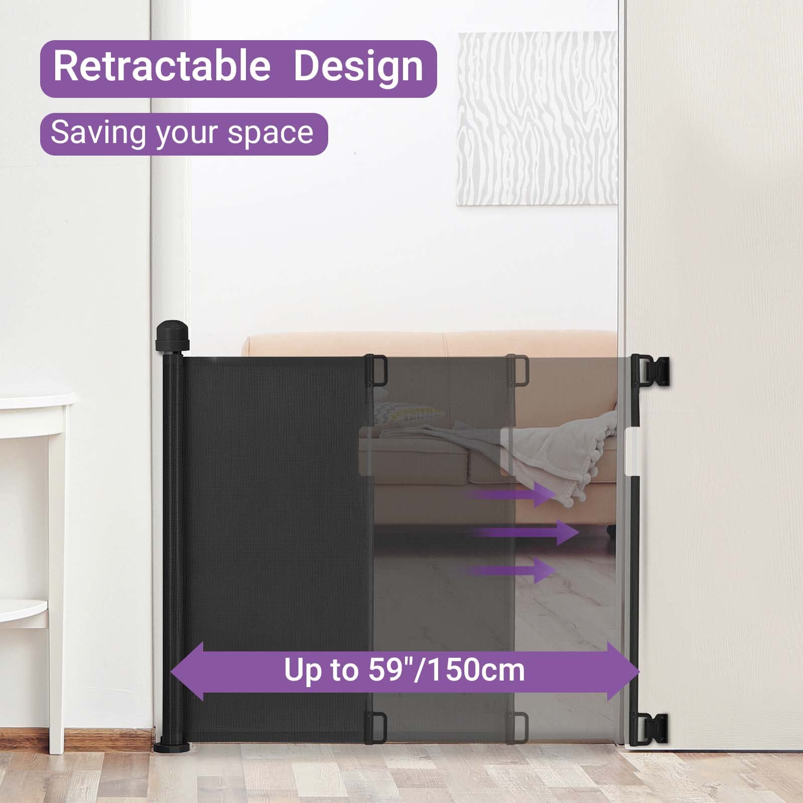 Intrekbare babypoorten, extra  - Baby Gate Extra Wide recensie en prijs