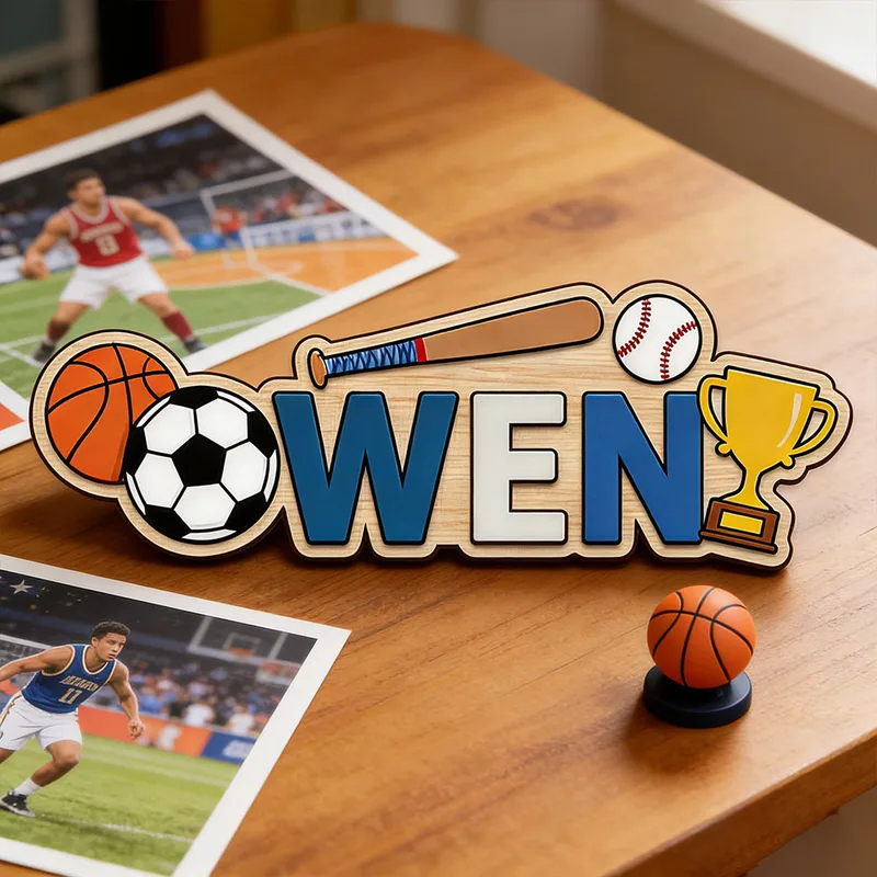 Sportbal trofee thema houten b - Baby Nursery Themes Boy recensie en prijs