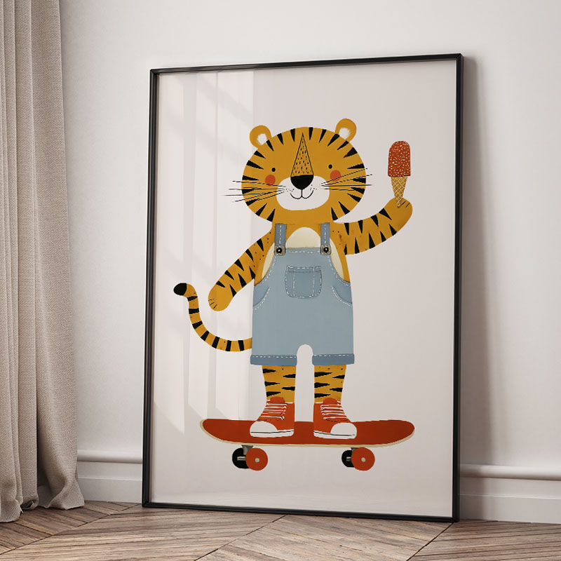 Grappige cartoon dieren auto b - Baby Nursery Ideas recensie en prijs