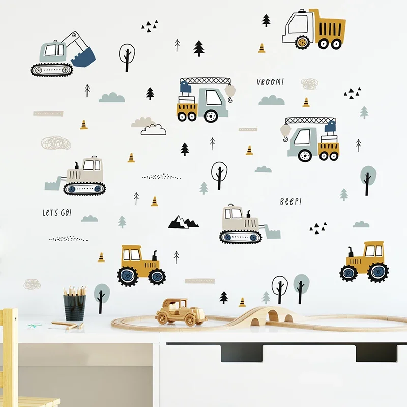 Handgetekende schattige auto's - Baby Nursery Ideas recensie en prijs