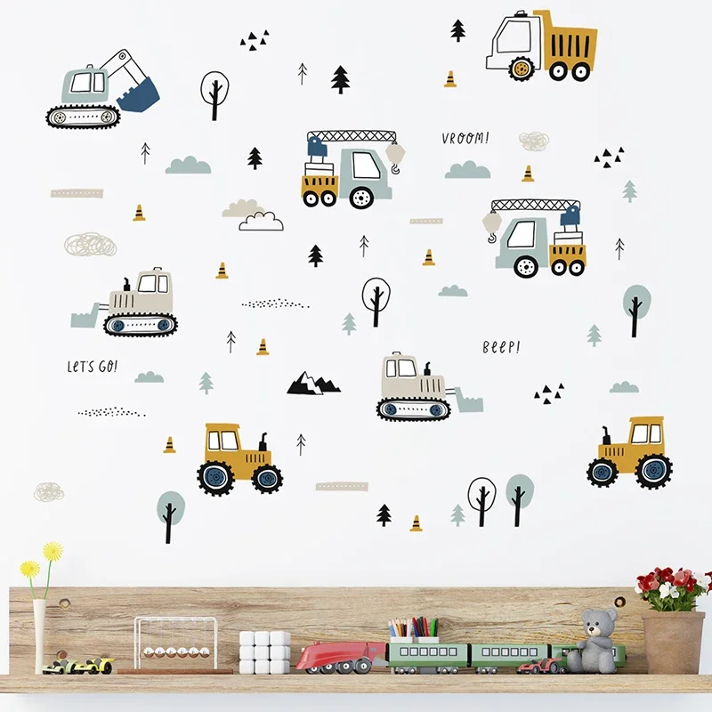 Handgetekende schattige auto's - Baby Nursery Ideas recensie en prijs
