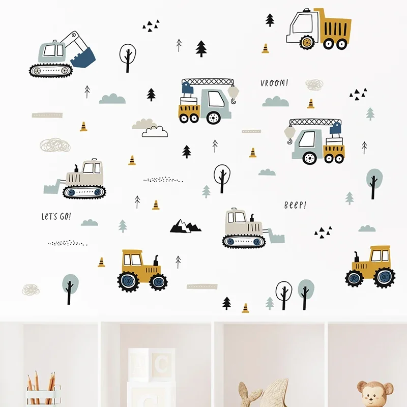 Handgetekende schattige auto's - Baby Nursery Ideas recensie en prijs
