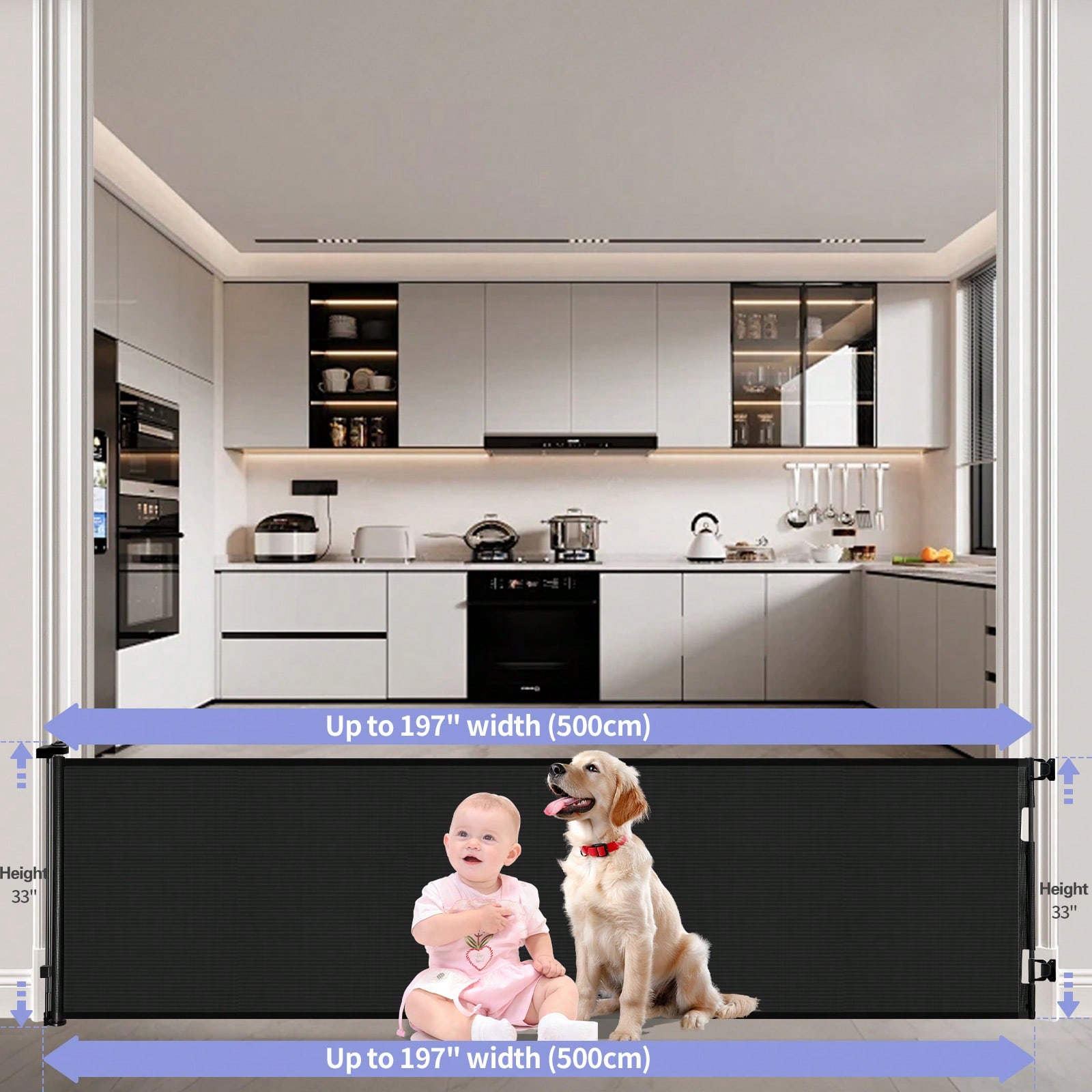 197 inch extra brede intrekbar - Baby Gate Extra Wide recensie en prijs