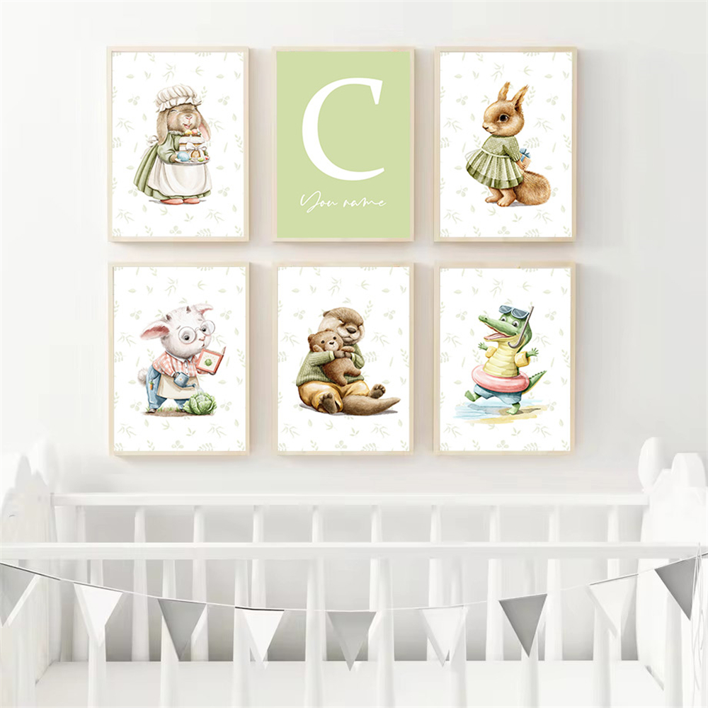 Baby Aangepaste Naam Poster Gi - Baby Nursery Name Wall Art recensie en prijs