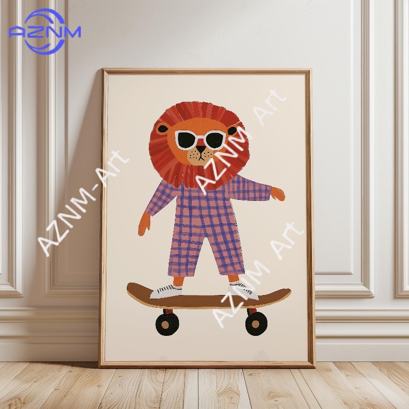 1PC Grappige Dieren Skateboard - Baby Nursery Ideas recensie en prijs