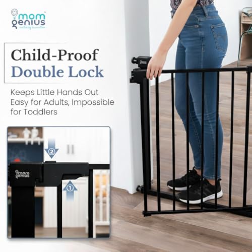 Drukgemonteerde babyhekje voor - Baby Gate Extra Wide recensie en prijs