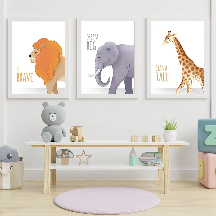 Inspirerende citaten kinderkam - Baby Nursery Animal Pictures recensie en prijs