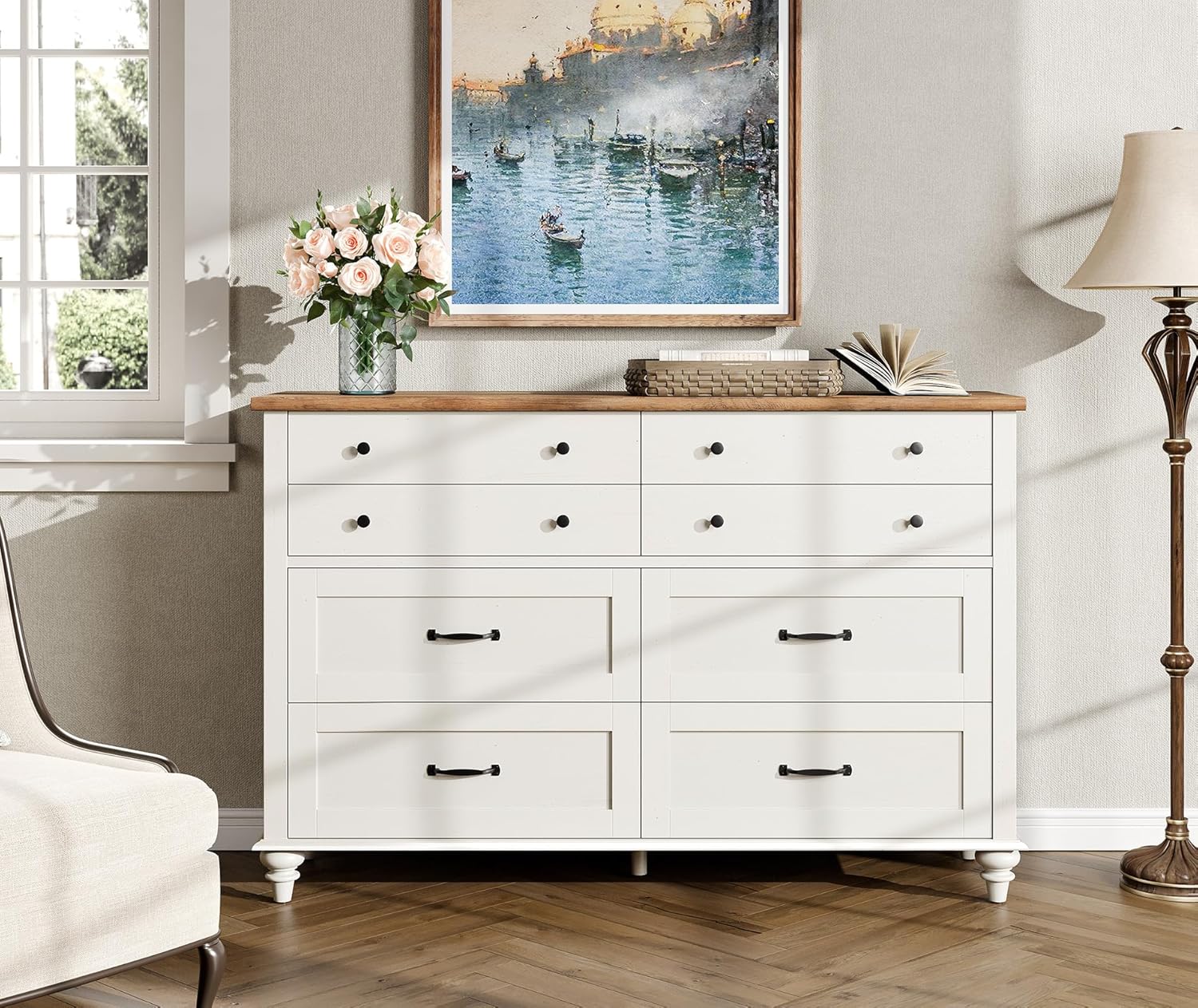 Moderne kindercommode met 7 la - Baby Nursery Chest Of Drawers recensie en prijs