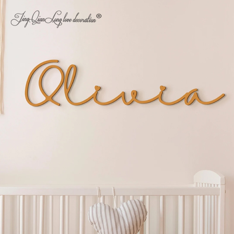 Aangepaste houten babynaamplaa - Baby Nursery Name Letters recensie en prijs