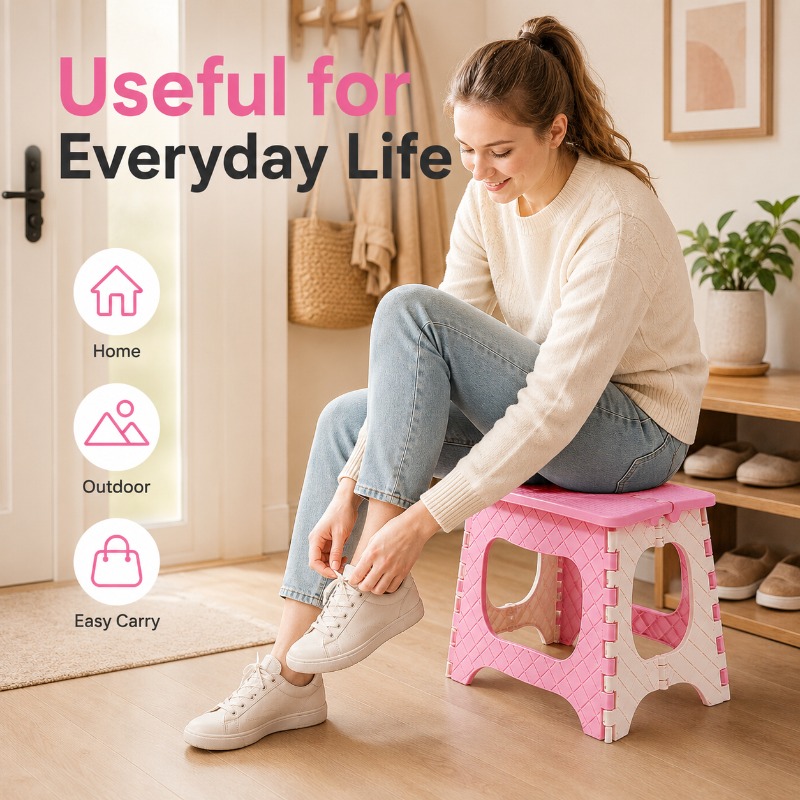 Draagbare opvouwbare kruk van  - Baby Nursery Chair recensie en prijs