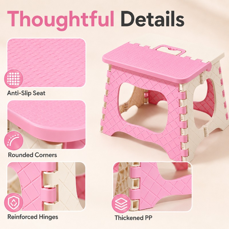 Draagbare opvouwbare kruk van  - Baby Nursery Chair recensie en prijs