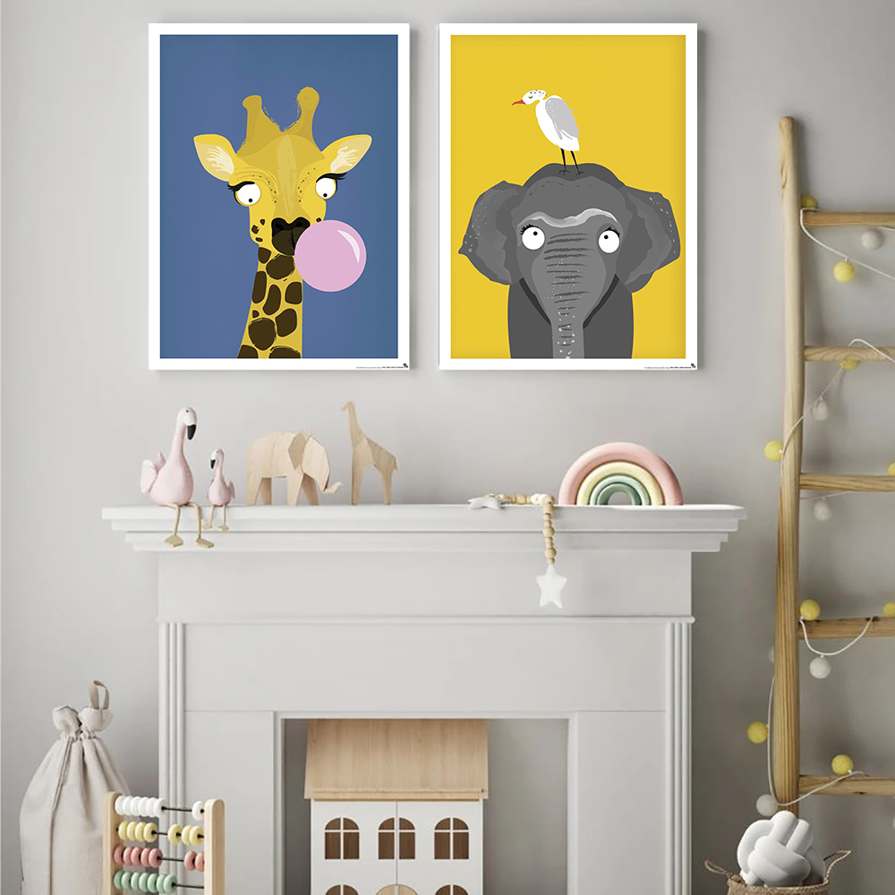 Kwekerij Poster Afrika Dier Ca - Baby Nursery Animal Pictures recensie en prijs