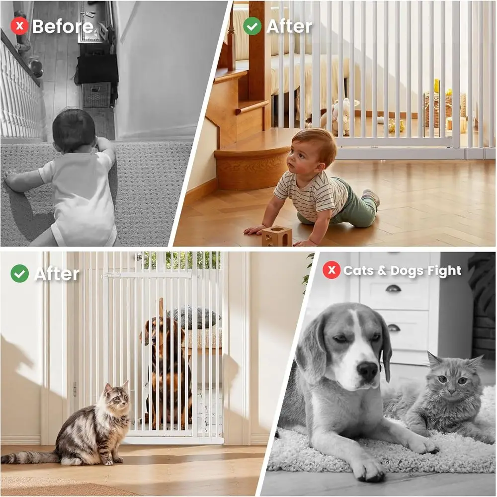 Extra hoog verstelbaar kattenh - Baby Gate Extra Wide recensie en prijs