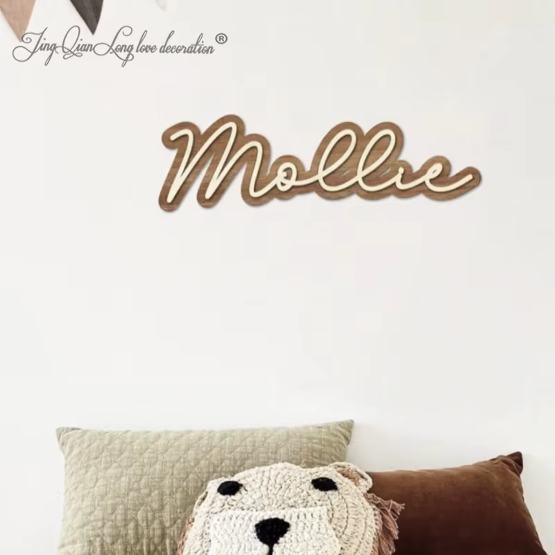 Aangepaste houten naambord voo - Baby Nursery Name Letters recensie en prijs